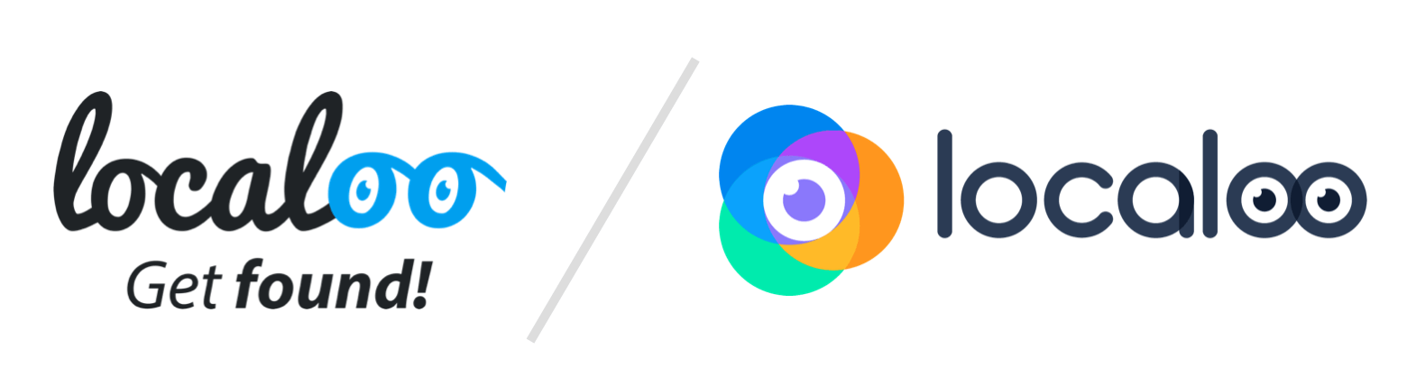 before after localoo logo