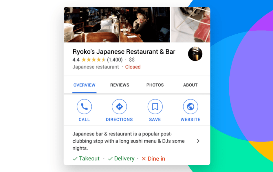 nouveaux attributs google my business nouveaux attributs google my business : vente à emporter, livraison et pick-up