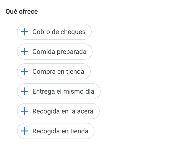 nuevos atributos google my business de recogida en la acera y recogida en tienda