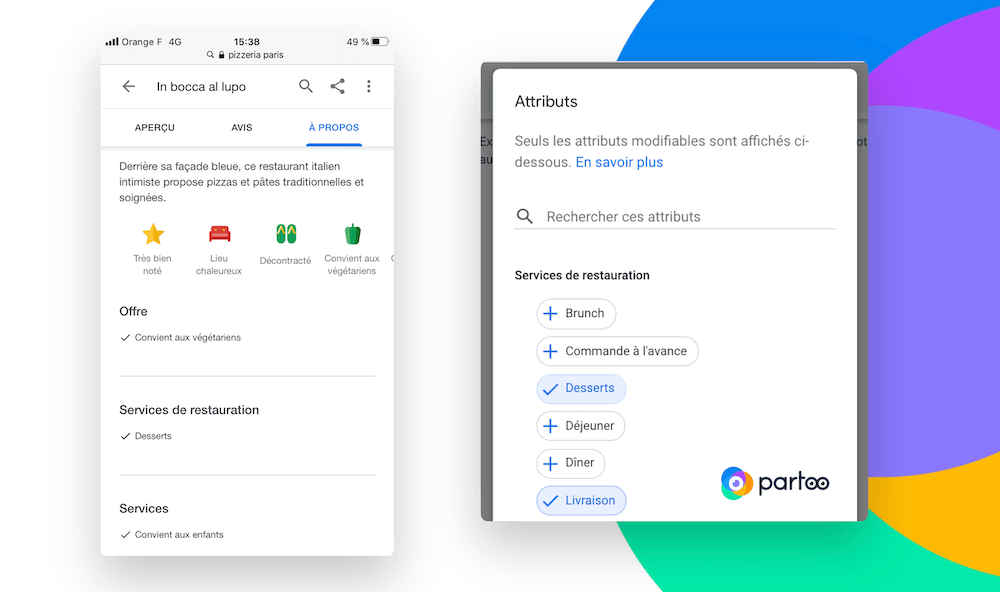 attributs google my business restaurants attributs google my business restaurants
