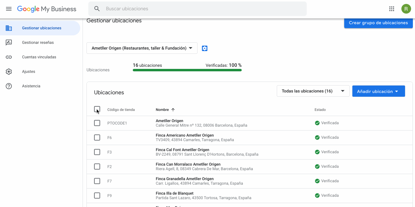 gif mostrando cómo indicar la reapertura sistemática de grupos de establecimientos