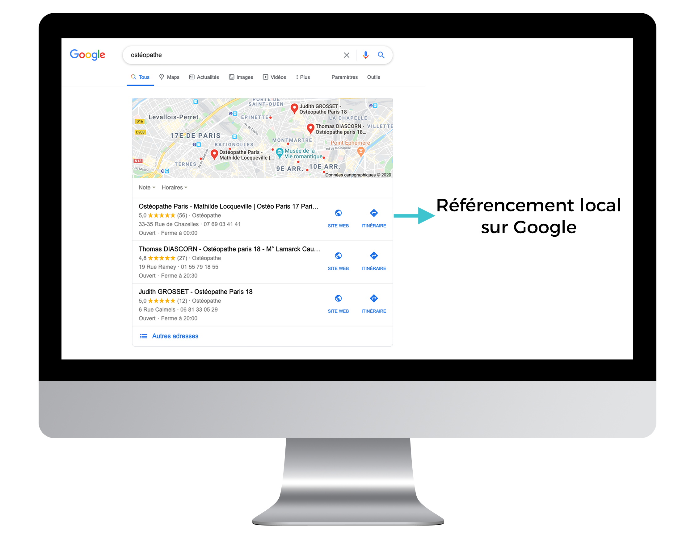 Le référencement local sur Google