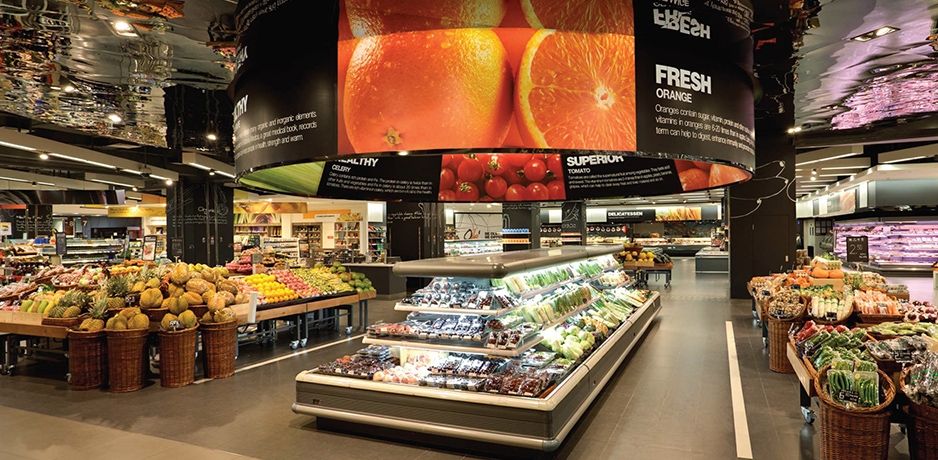 Supermarket stores