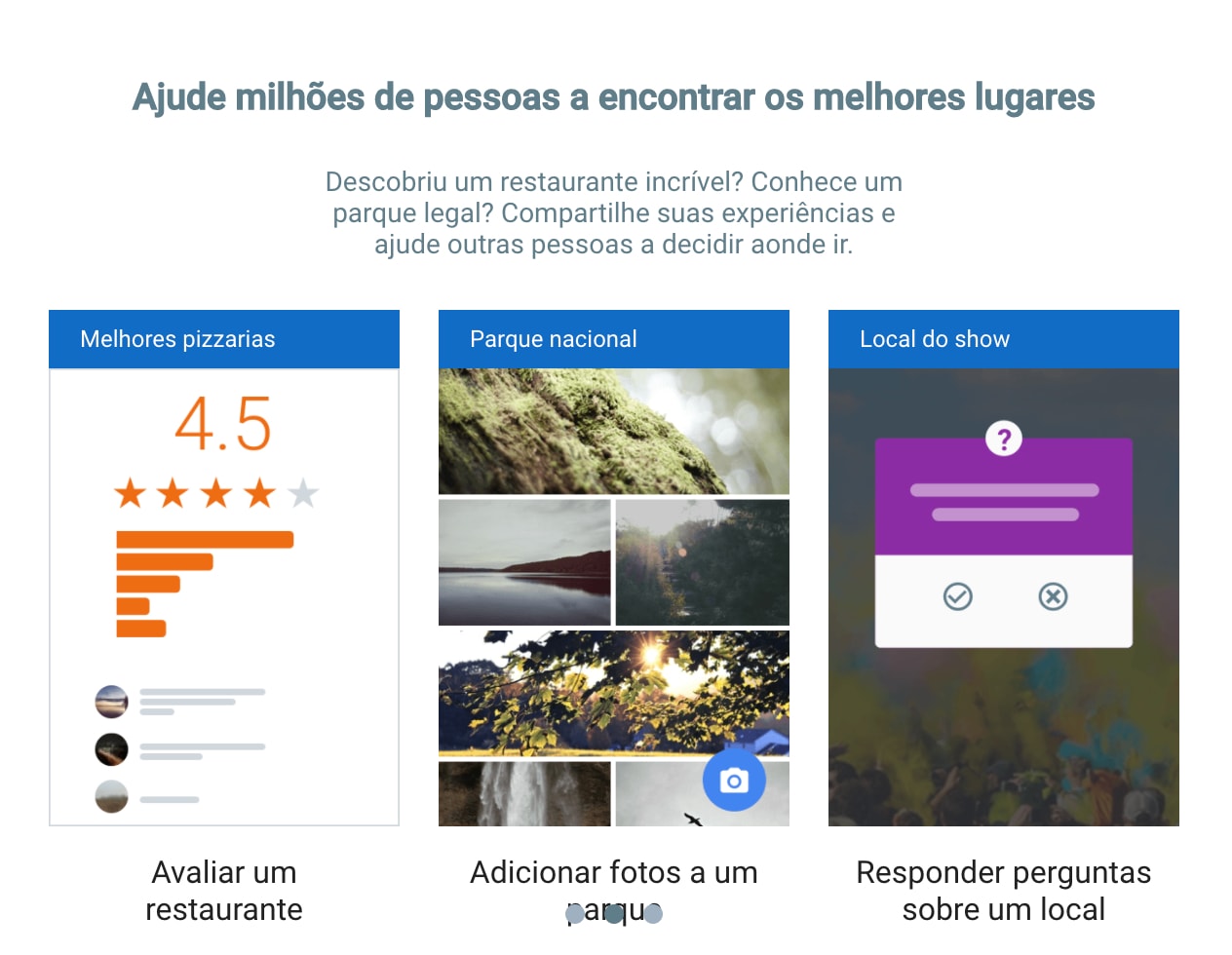 funcionalidades local guide