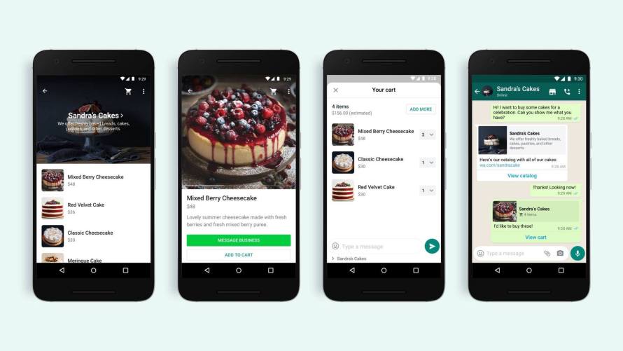 Whatsapp carts