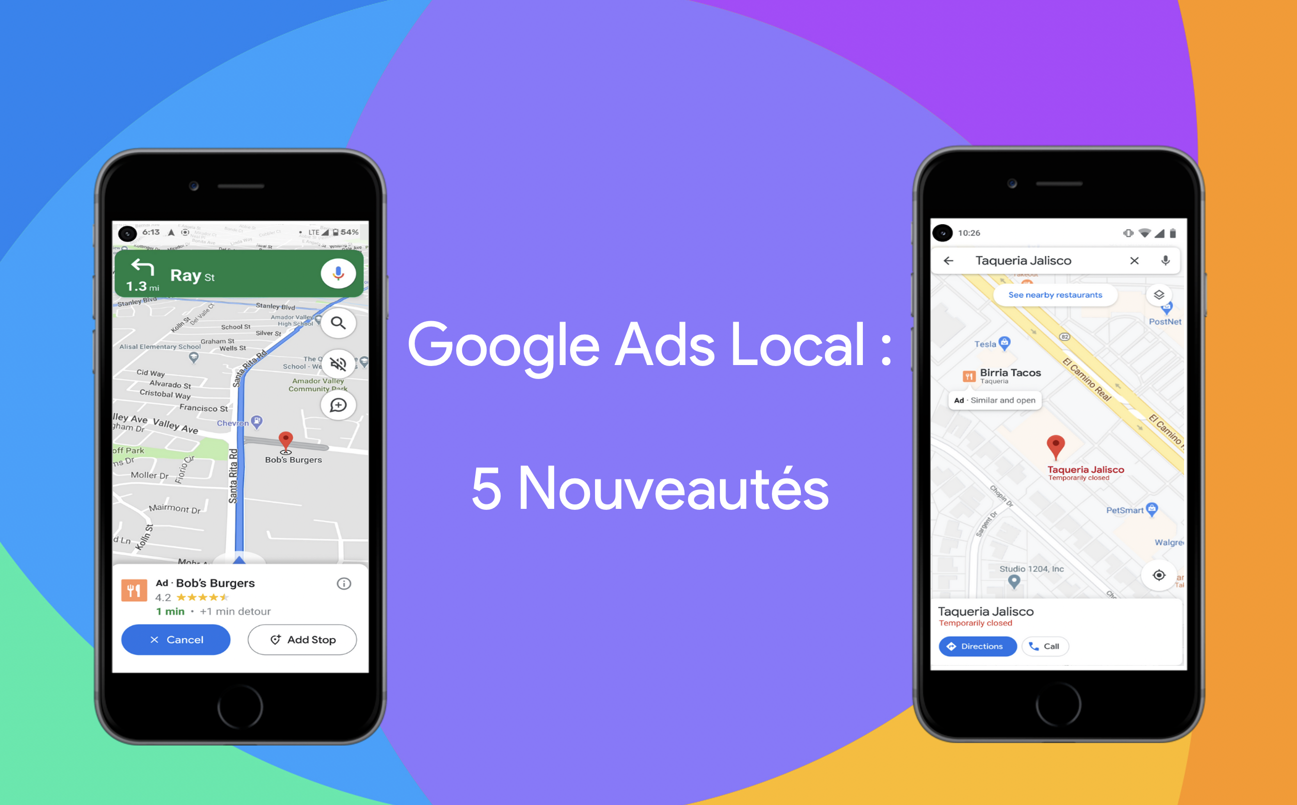Nouvelles fonctionnalités Google Ads Local