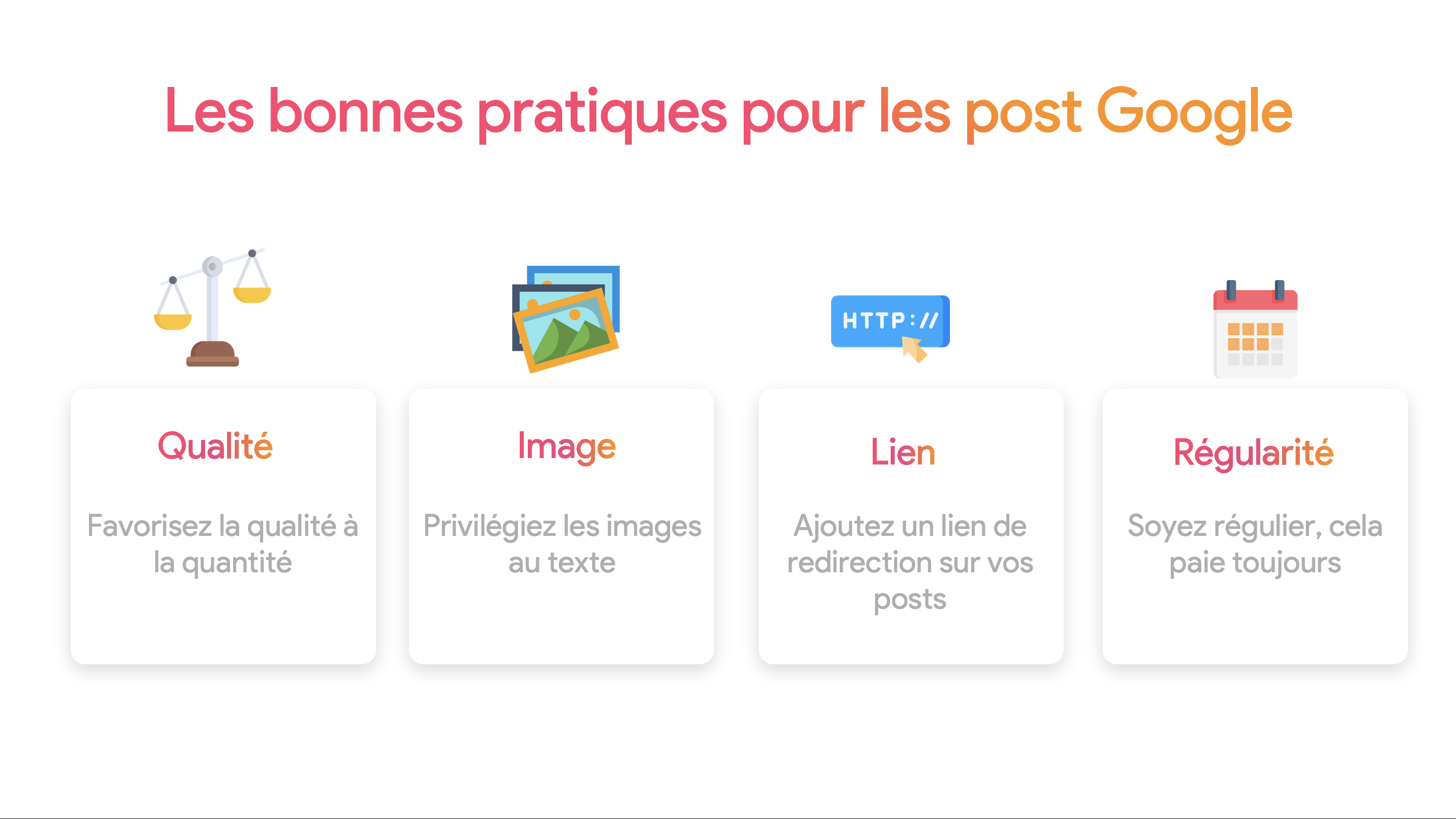 bonnes pratiques pour rédiger un post Google