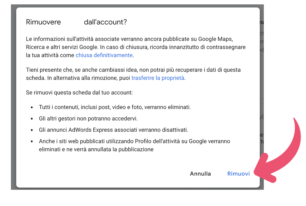 eliminare-profilo-attività