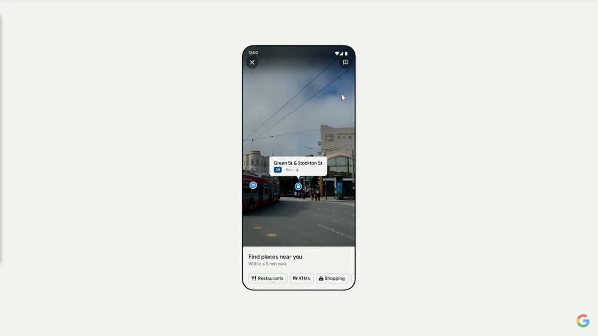 Live view, l'une des nouvelles fonctionnalités de Google Maps