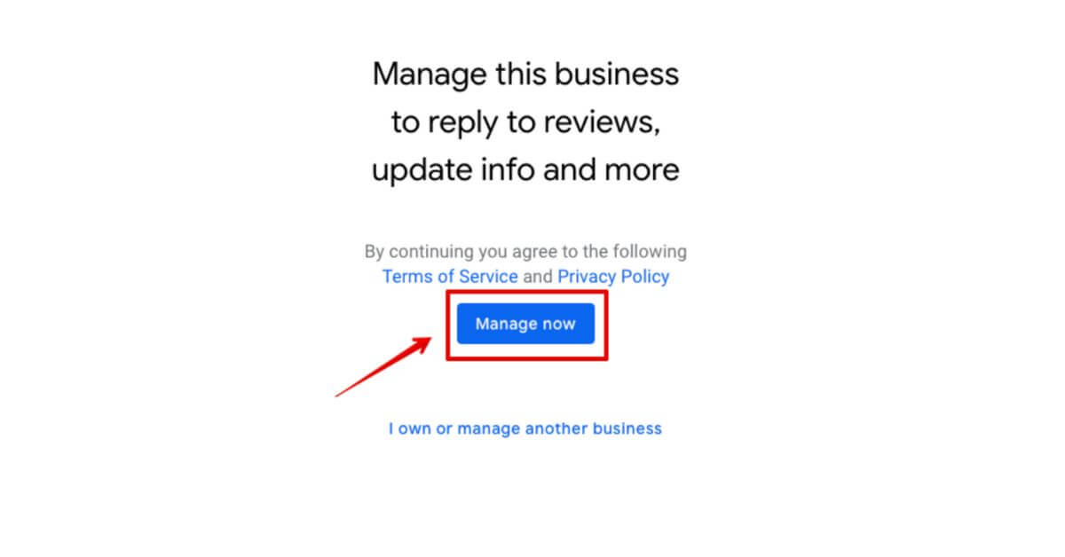 Claiming and managing your Google My Business listing