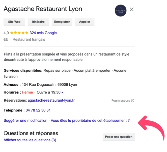 revendiquer une fiche google my business 