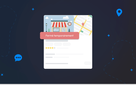 article fermé temporairement google my business