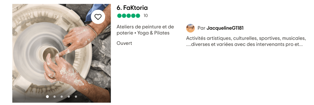 entraprise présente sur Tripadvisor