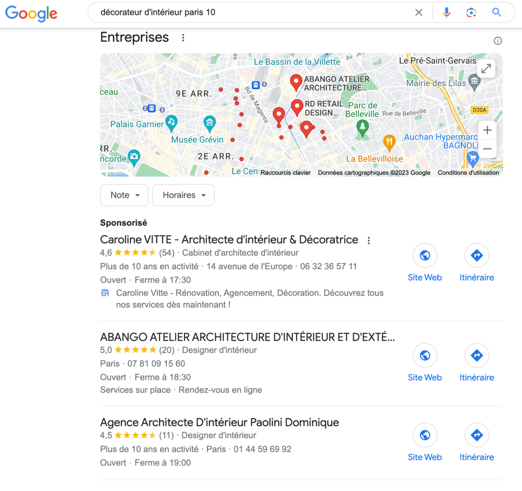 Google My Business pour promouvoir son entreprise locale
