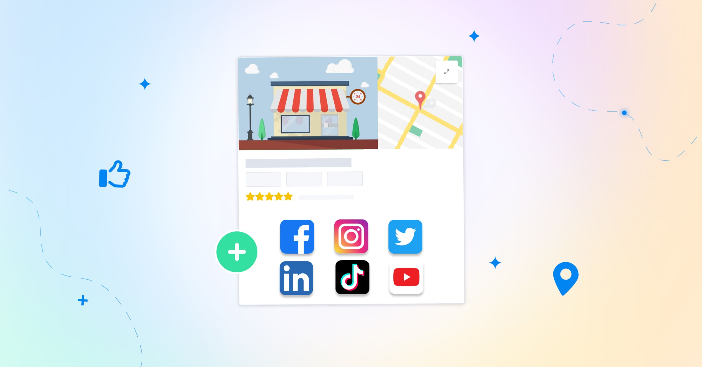 article ajouter des réseaux sociaux sur google my business