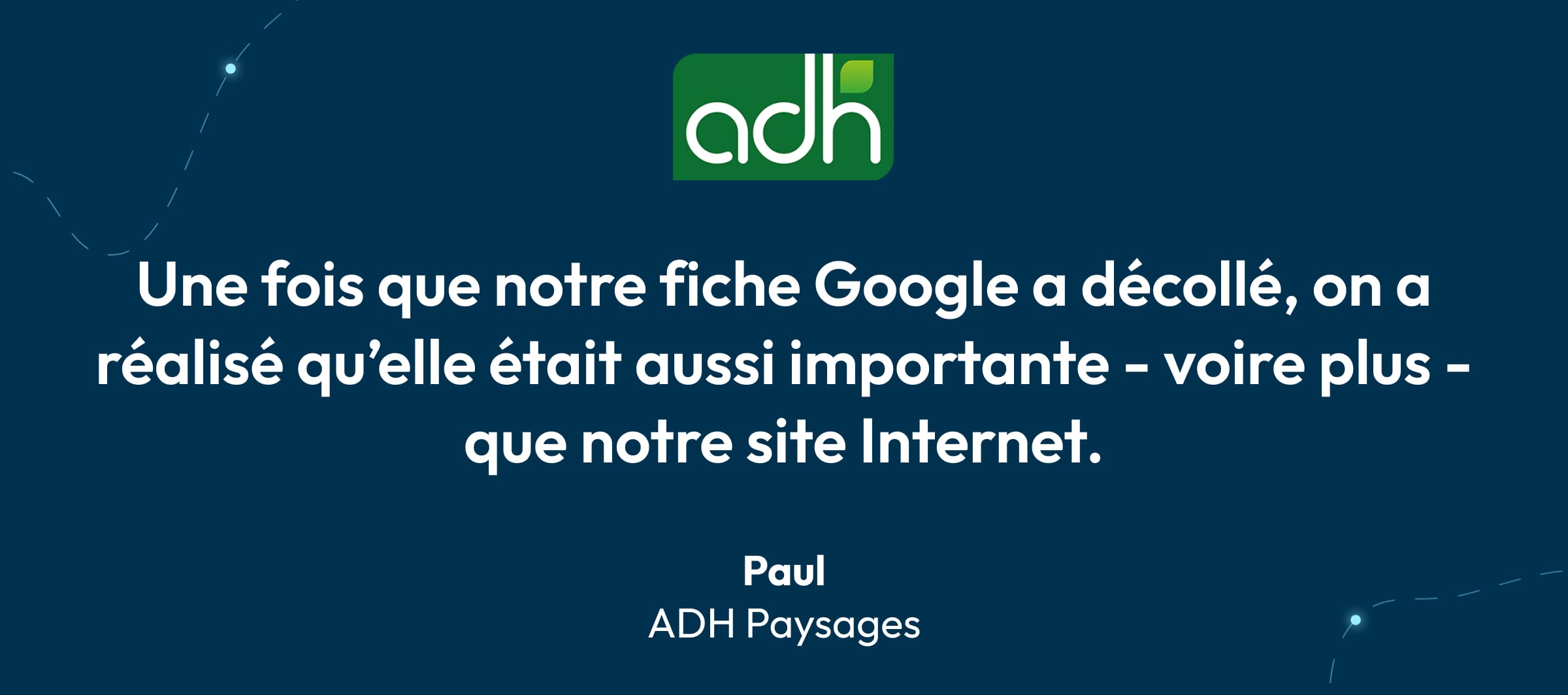 paul hervet parle de l'importance de la fiche Google