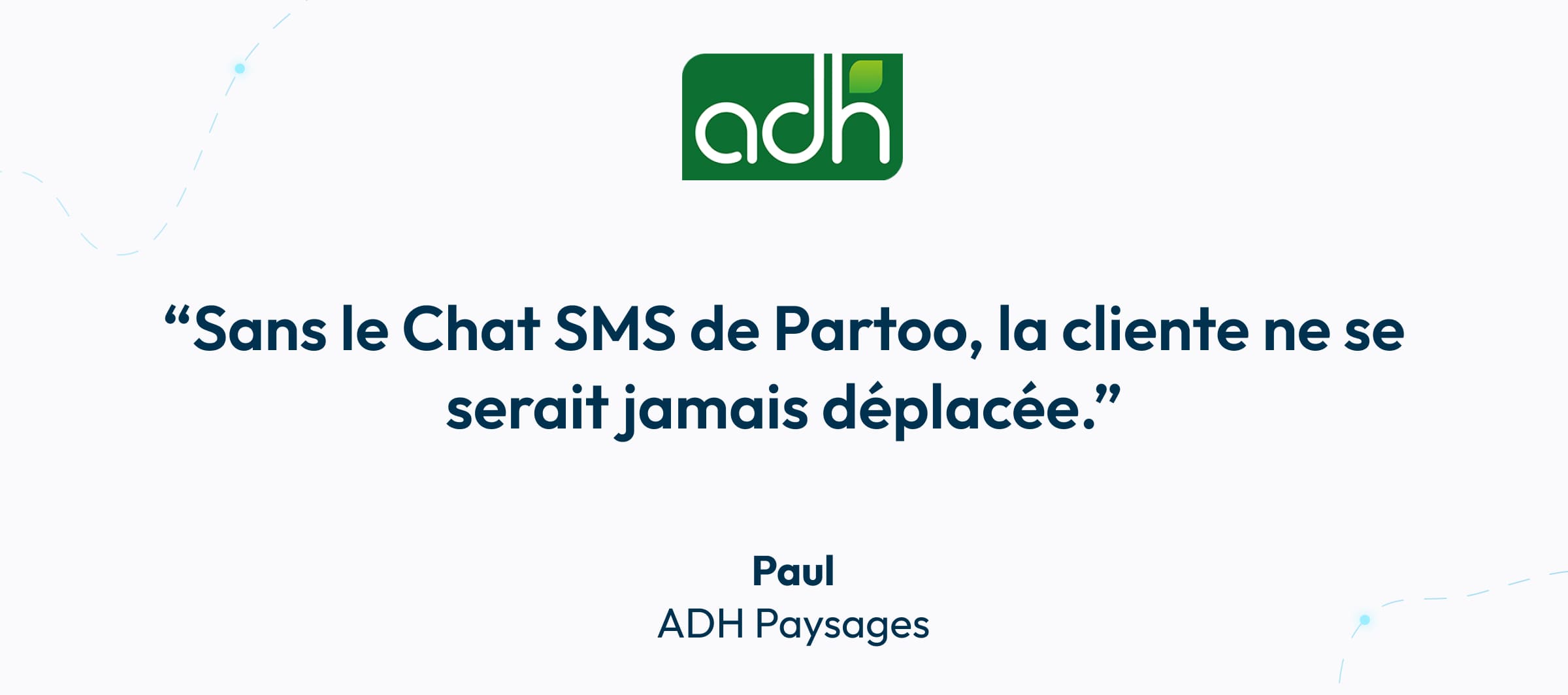 Paul parle du Chat SMS Partoo