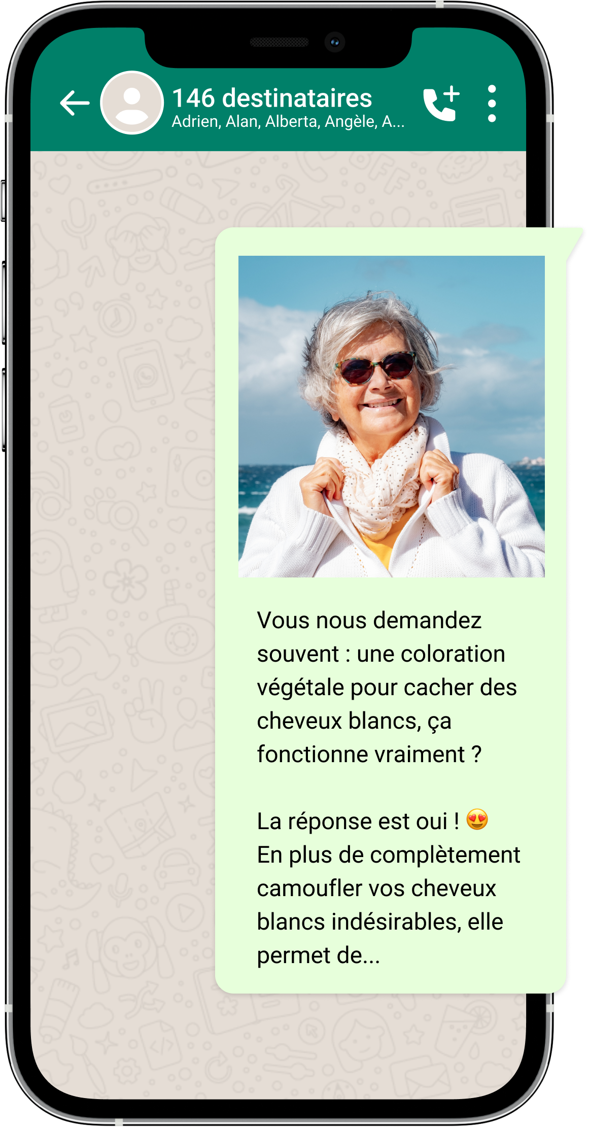 exemple de communication whatsapp business : répondre aux questions des clients