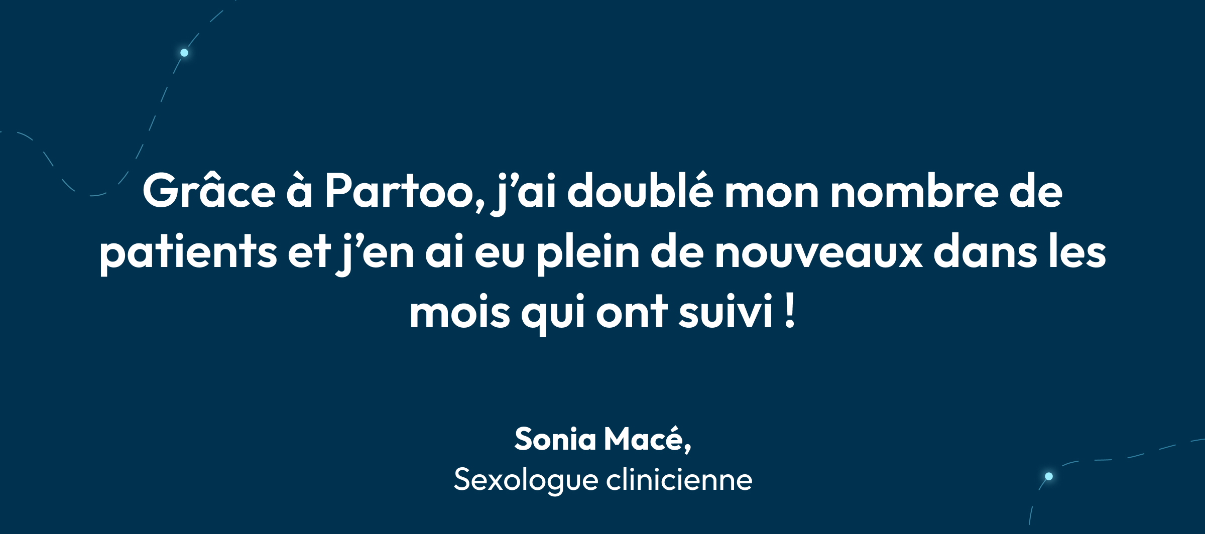 témoignage de Sonia Macé  