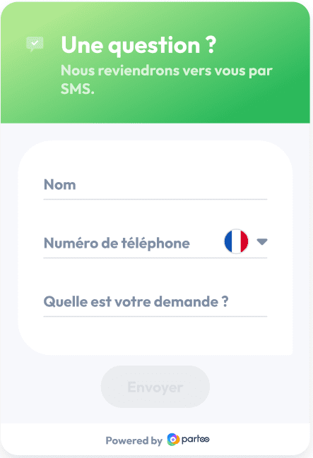 webchat sms conçu par Partoo
