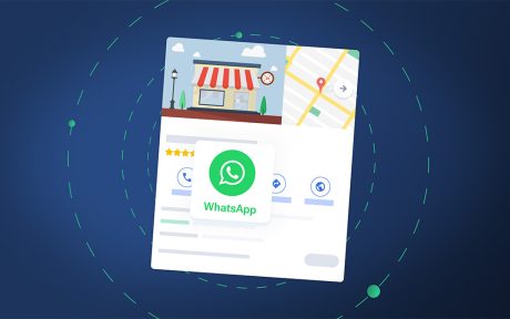 whatsapp available on google business profile