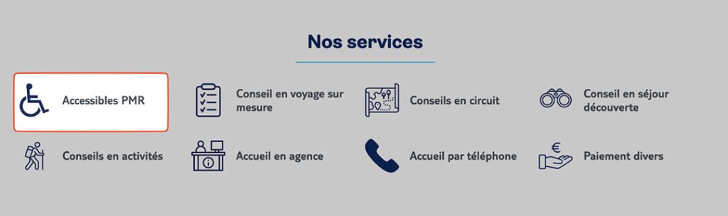 exemple de services sur un store locator