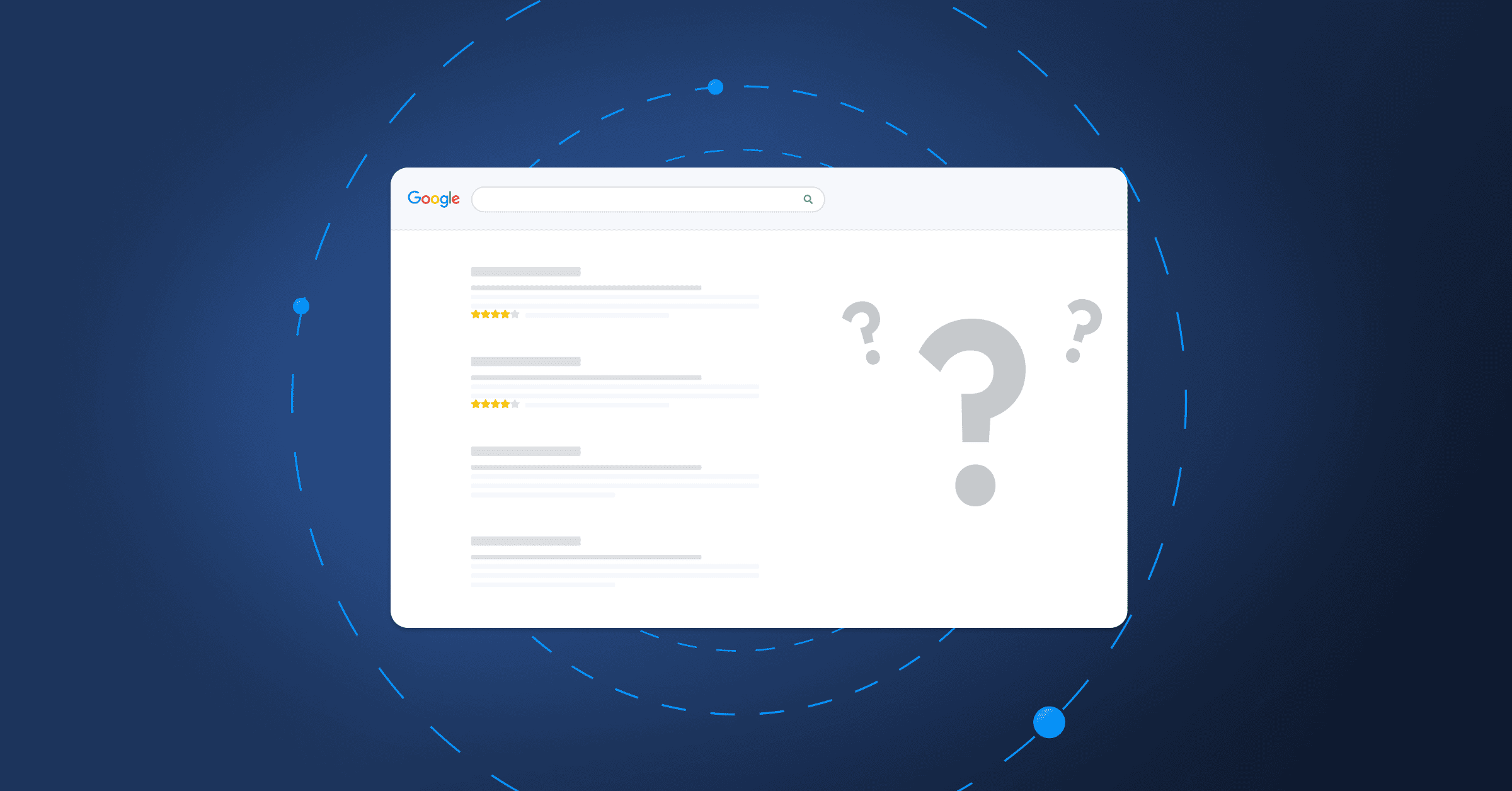 fiche google qui n'apparaît pas