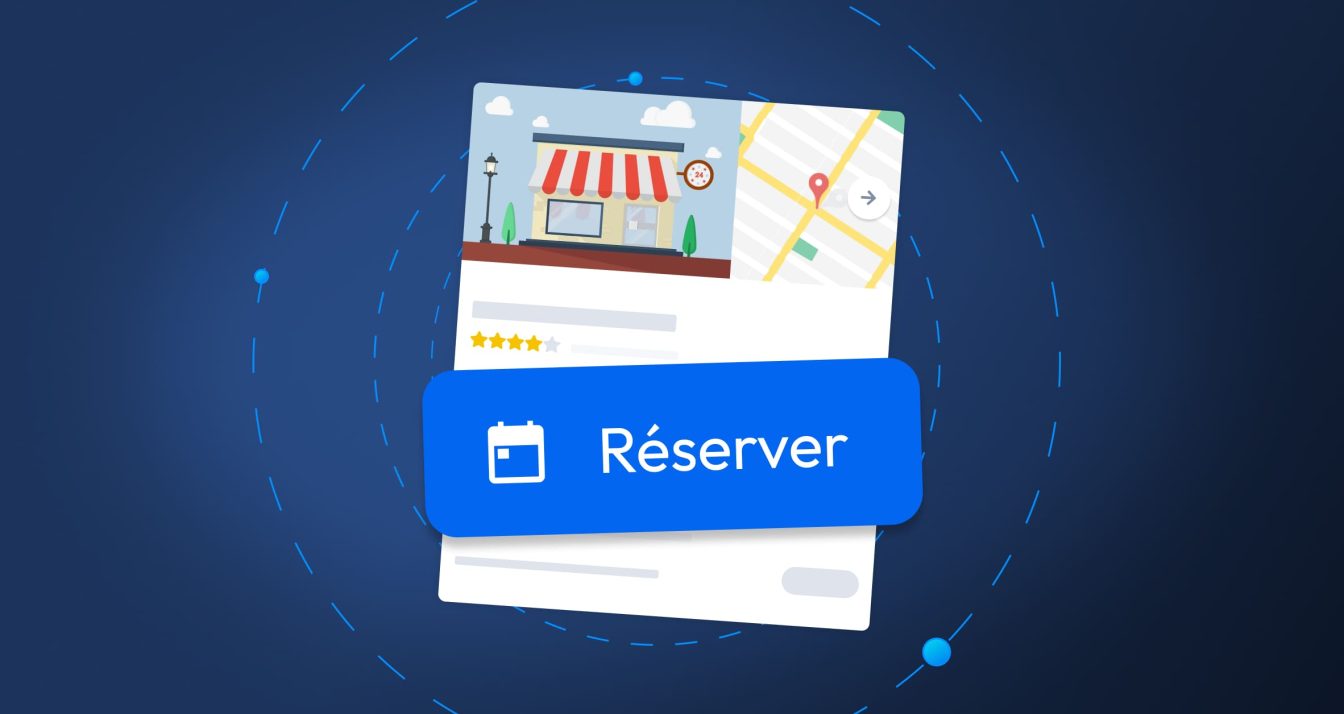 réserver sur Google My Business