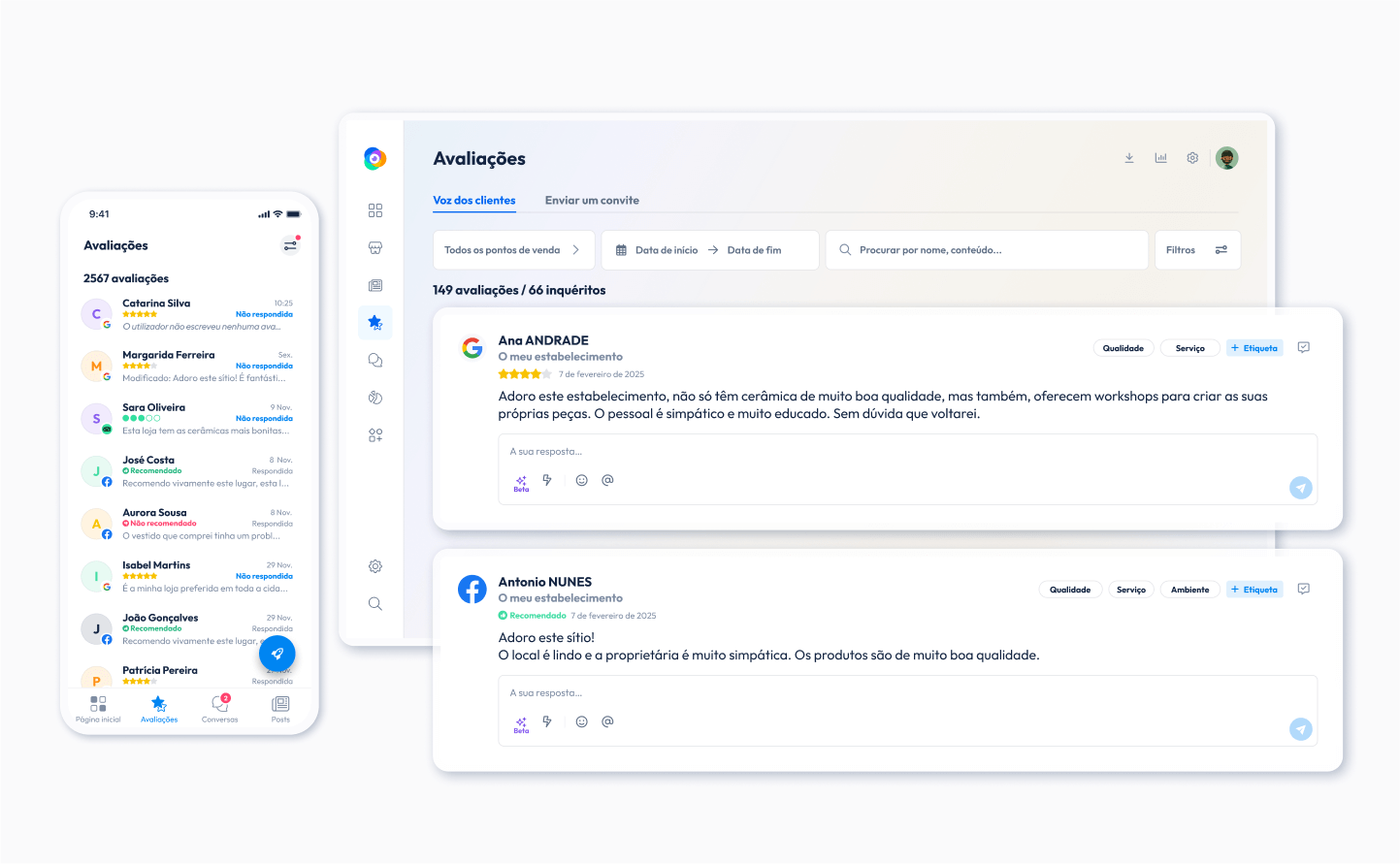 review management centralise reviews