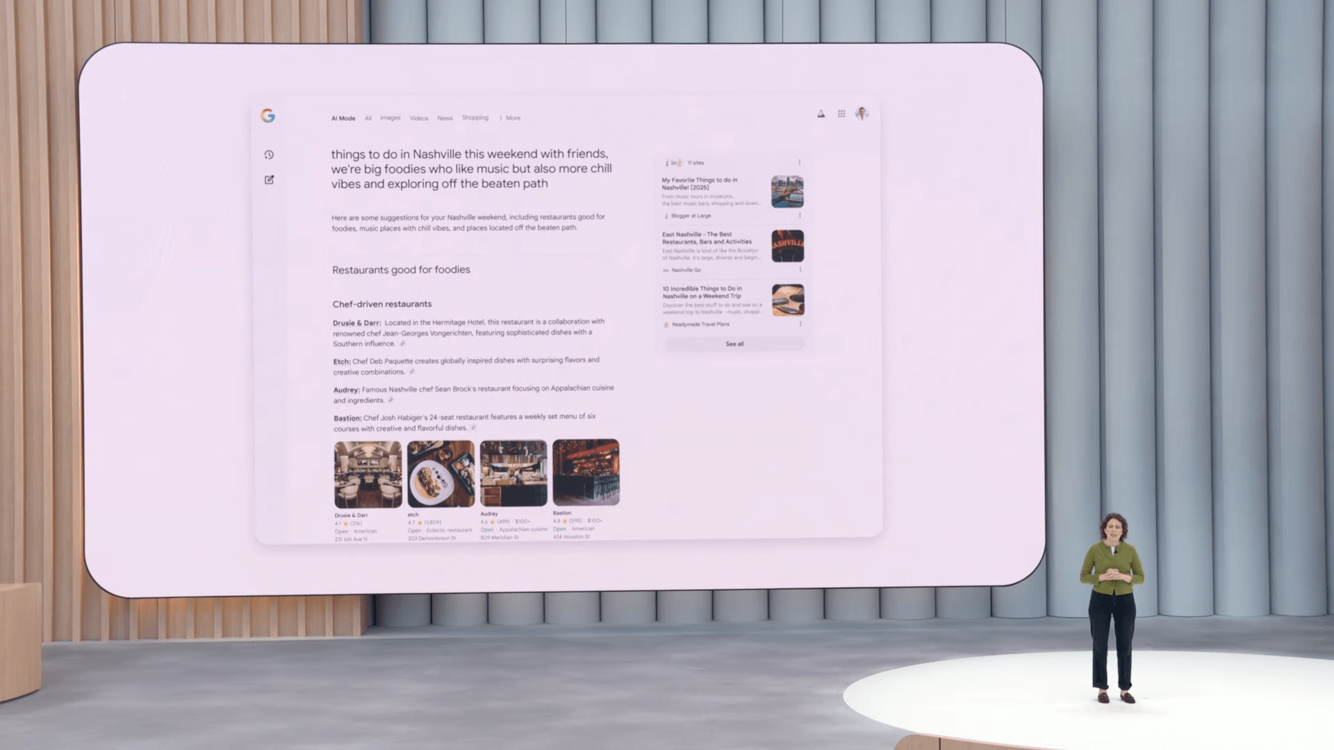 Google I/O 2025 AI Mode Search Custom Results
