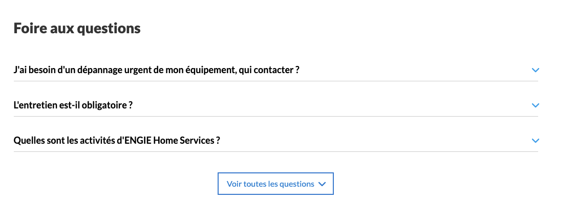 exemple de foire aux questions d'un store locator