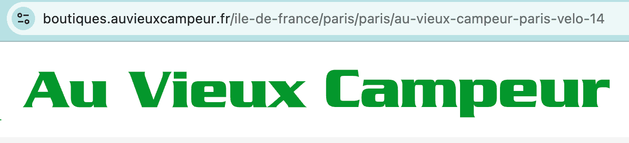 url optimis&eacute; d'une page locale de store locator