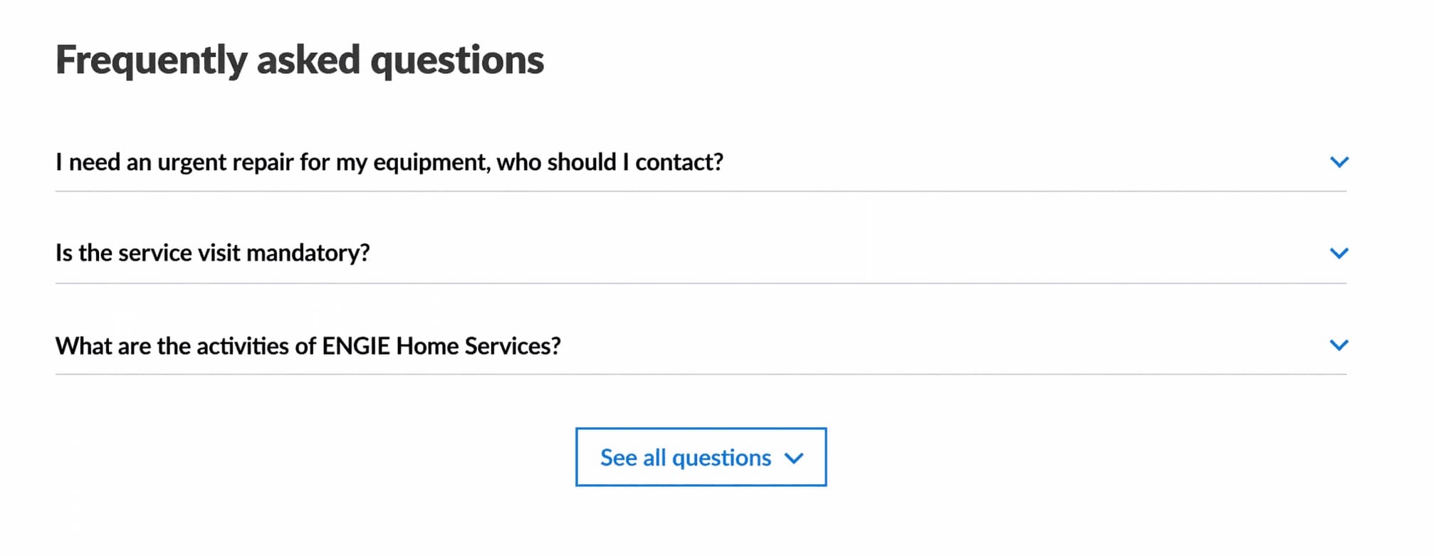 Frequently Asked Questions Store Locator