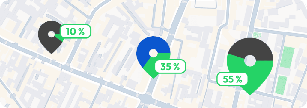 illustration of local voice share