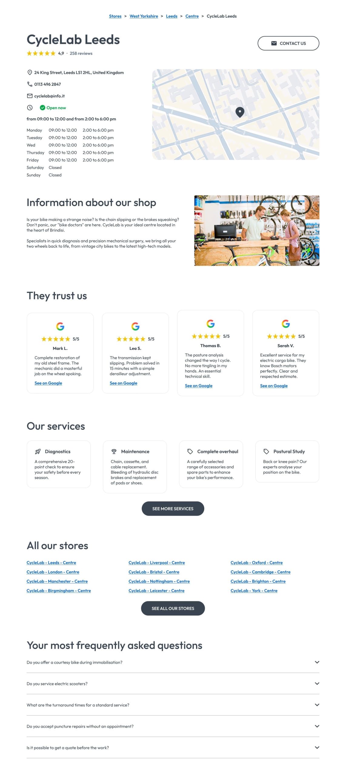 Local Page Store Locator