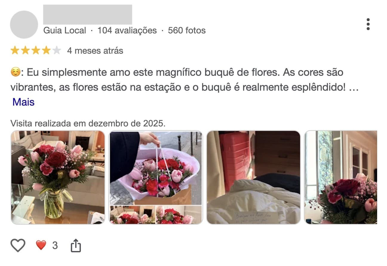 photo ugc in Google reviews