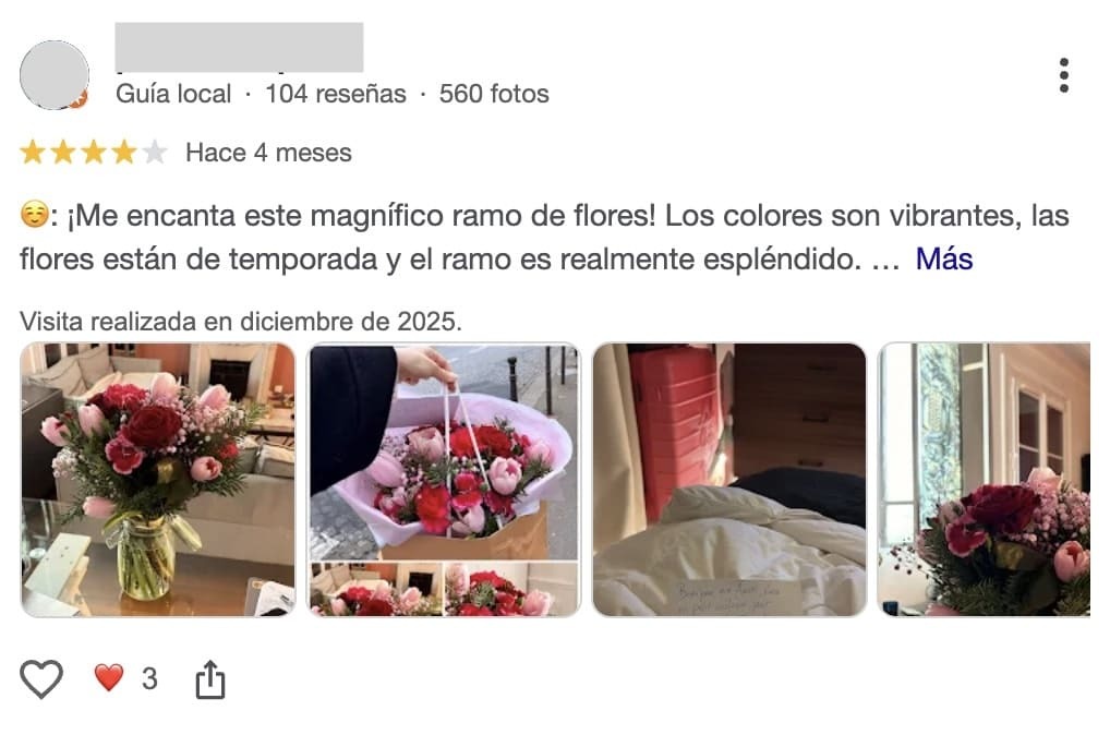 photo ugc in Google reviews