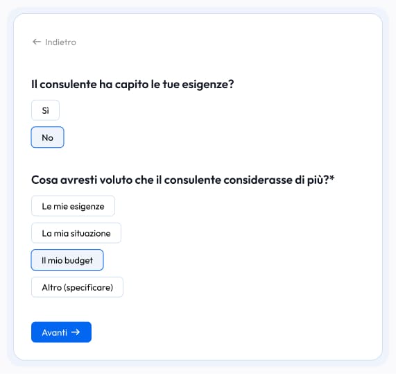 Question for a customer satisfaction survey