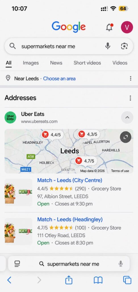 supermarket aggregator units