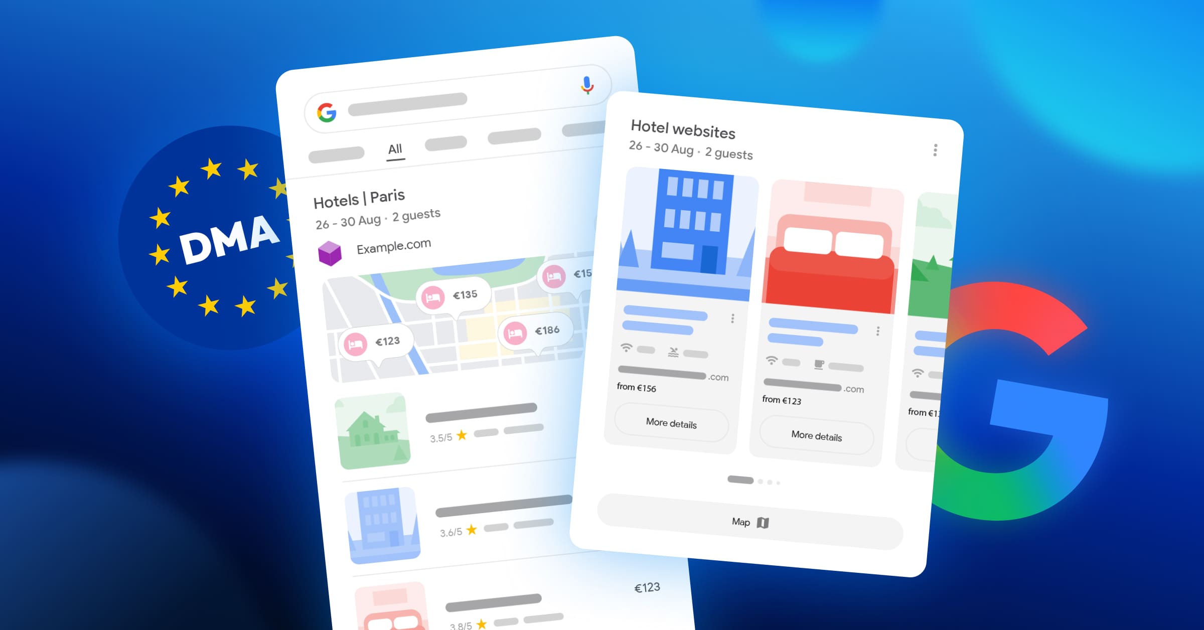Google changes due to dma