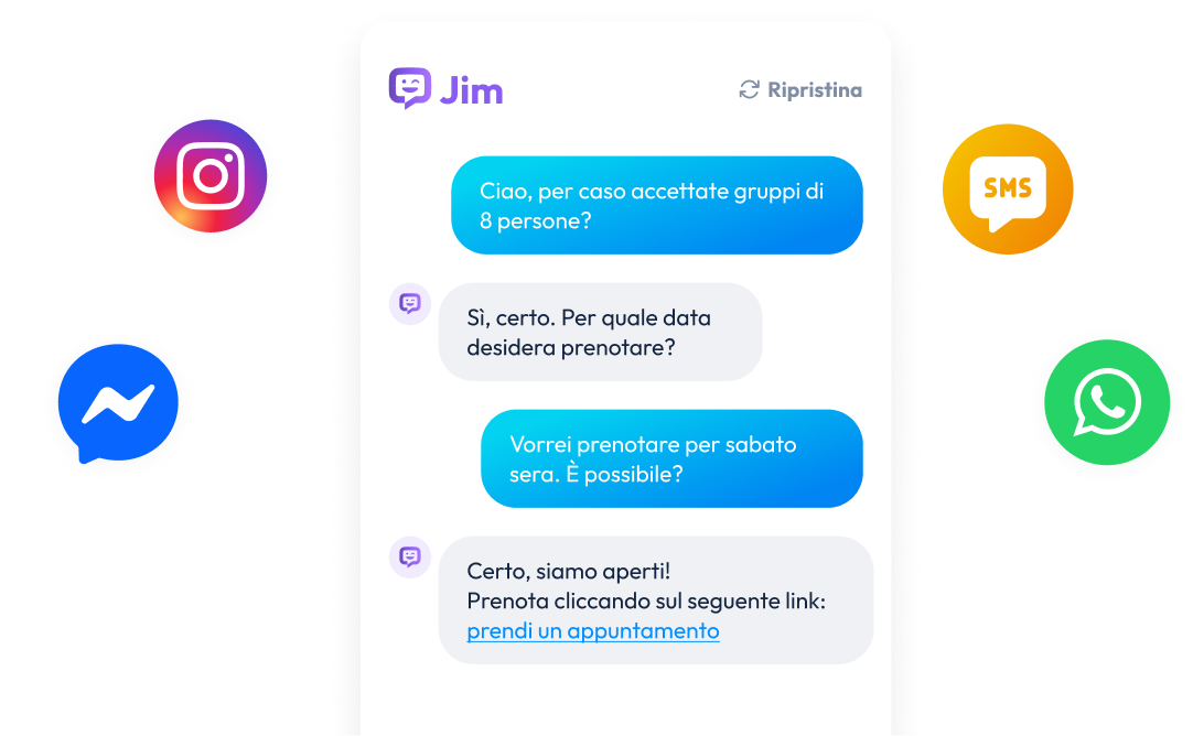 The Partoo Messaging agent allows you to reply directly to your customers.