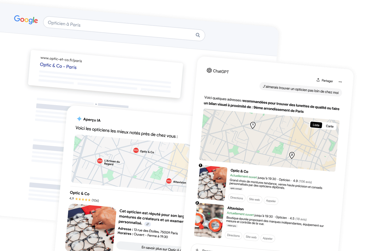 Partoo helps you get visible across Google and AI search platforms.