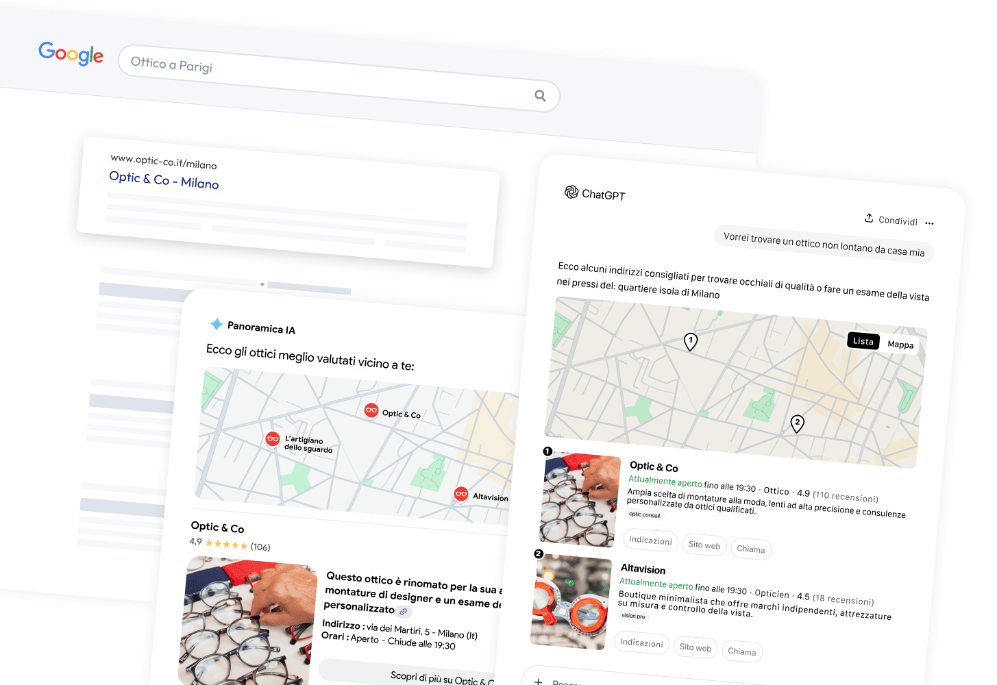 Partoo helps you get visible across Google and AI search platforms.