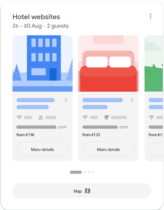 Example of a supplier unit on Google
